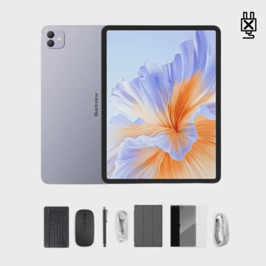 BLACKVIEW Tablet Link 8, 12,7", Wi-Fi, 12 GB RAM, 256 GB, ljubičasta, set, poklon futrola, digitalna olovka, tipkovnica, bežični miš, slušalice